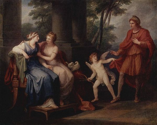 Венера пробуджує у Єлени кохання до Паріса