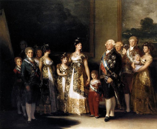Портрет семьи короля Карла IV