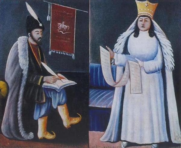Шота Руставелі та цариця Тамара