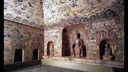 буддийские фрески в Миране